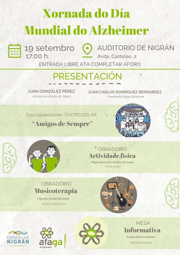 Día Mundial do Alzheimer  en Nigrán