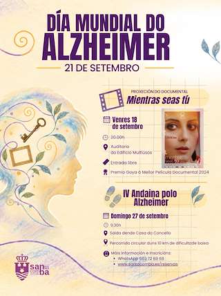 Fechas, información, programa, cartel, imágenes, mapa y ubicación de Día Mundial do Alzheimer (2026)  en  Santa Comba