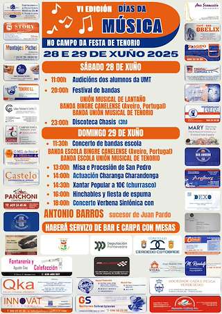 Fechas, información, programa, cartel, imágenes, mapa y ubicación de VI Días da Música  en  Cerdedo-Cotobade
