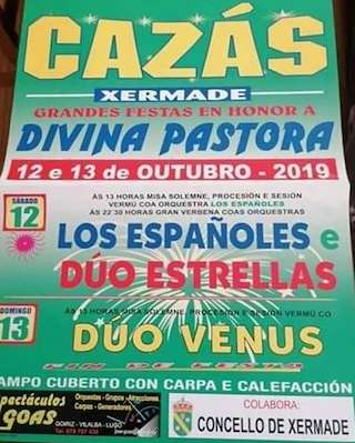 Divina Pastora de Cazás en Xermade
