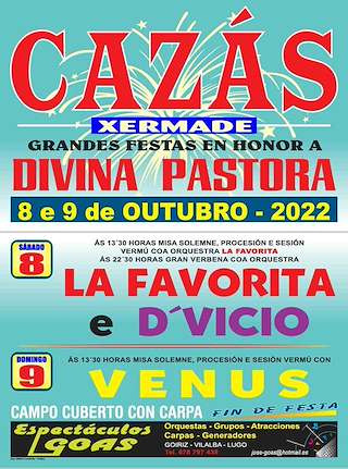 Divina Pastora de Cazás en Xermade