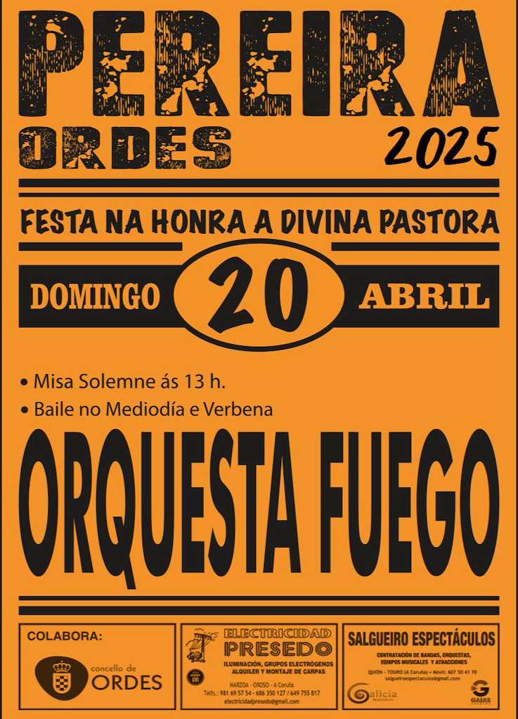 Divina Pastora de Pereira (2025) en Ordes