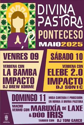 Fechas, información, programa, cartel, imágenes, mapa y ubicación de Divina Pastora   en  Ponteceso