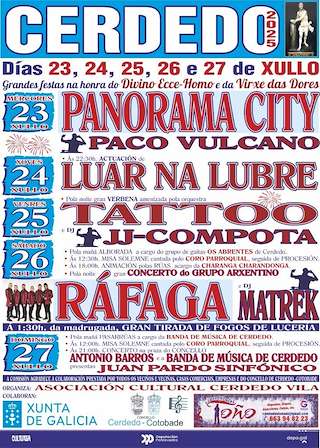 Fechas, información, programa, cartel, imágenes, mapa y ubicación de Divino Ecce-Homo e Virxe das Dores  en  Cerdedo-Cotobade