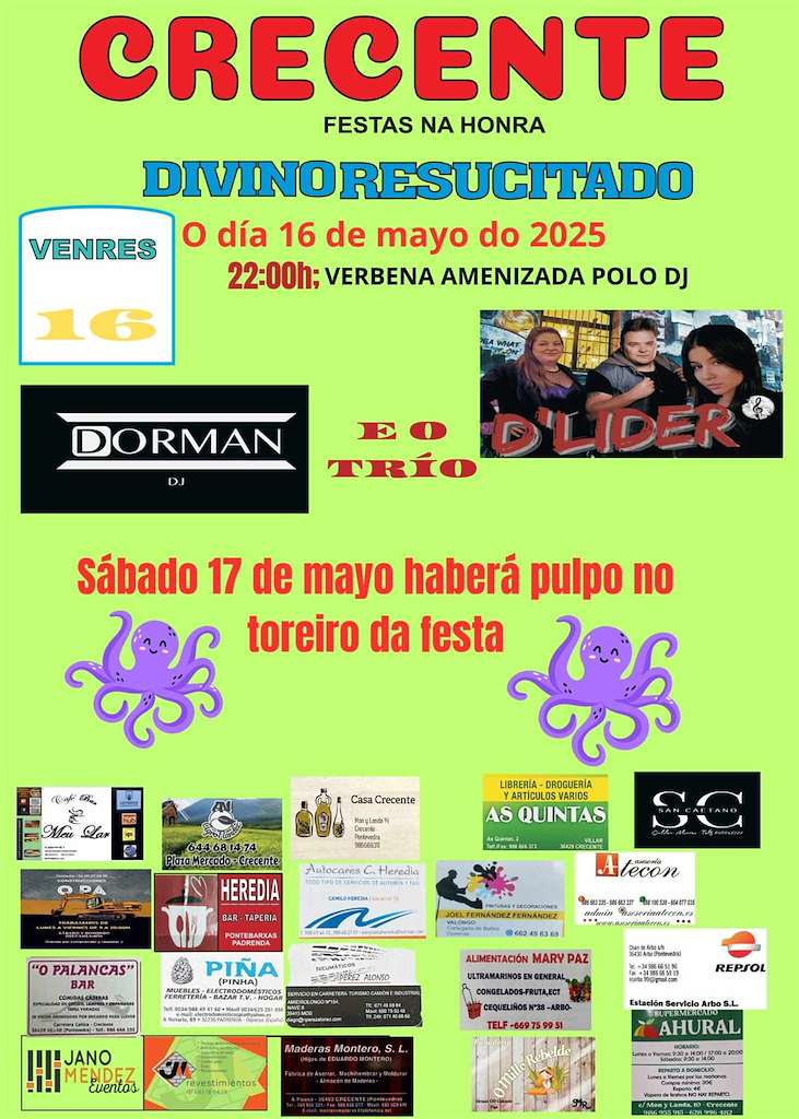 Divino Resucitado en Crecente