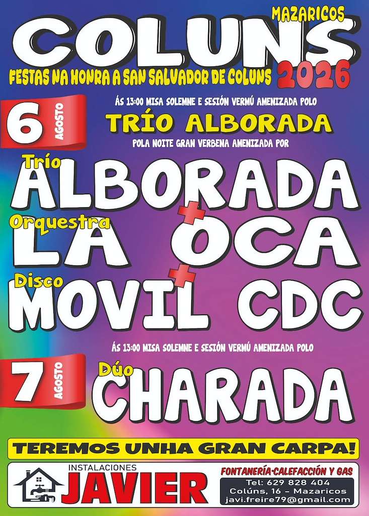 Divino Salvador de Colúns  (2026) en Mazaricos