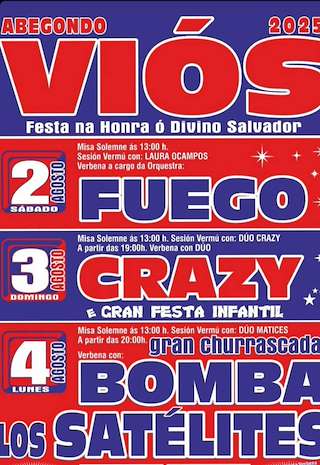 Fechas, información, programa, cartel, imágenes, mapa y ubicación de Divino Salvador de Viós  en  Abegondo