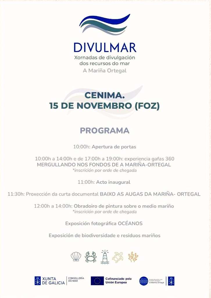 Divulmar - Xornadas de Divulgación dos Recursos do Mar en Foz