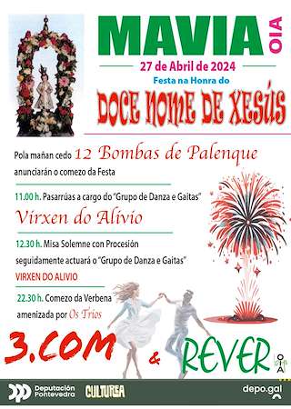 Doce Nome de Xesús de Mavia en Oia