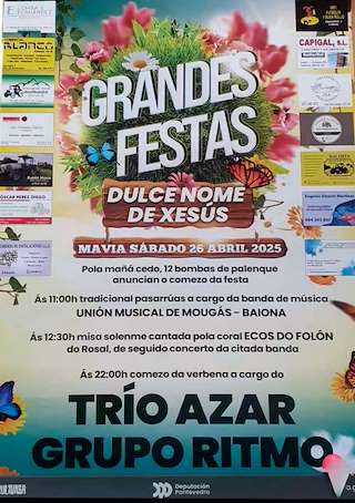 Fechas, información, programa, cartel, imágenes, mapa y ubicación de Doce Nome de Xesús de Mavia  en  Oia