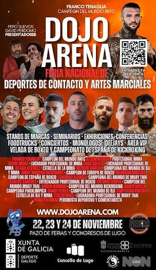 Fechas, información, programa, cartel, imágenes, mapa y ubicación de Dojo Arena - Feria de Deportes de Contacto y Artes Marciales  en  Lugo
