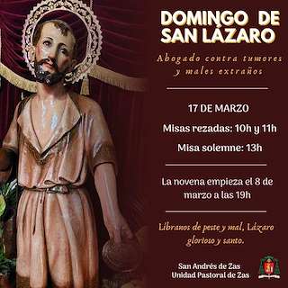 Domingo de San Lázaro  en Zas
