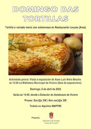 Fechas, información, programa, cartel, imágenes, mapa y ubicación de Domingo das Tortillas  en  Viveiro