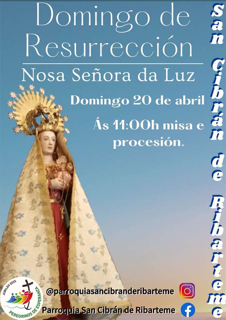 Domingo de Resurrección de San Cibrán de Ribarteme (2025) en As Neves