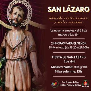 Fechas, información, programa, cartel, imágenes, mapa y ubicación de Domingo de San Lázaro   en  Zas