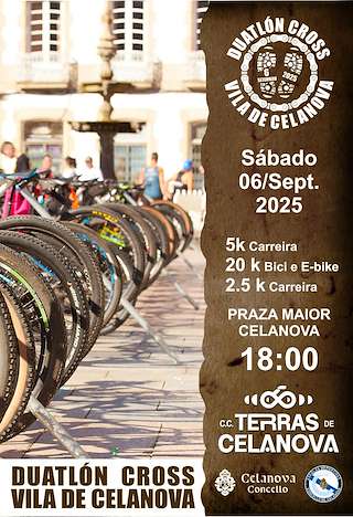 Fechas, información, programa, cartel, imágenes, mapa y ubicación de XI Duatlón Cross  en  Celanova