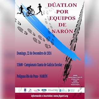 Fechas, información, programa, cartel, imágenes, mapa y ubicación de Duatlón por Equipos  en  Narón