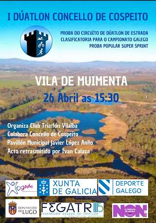 Fechas, información, programa, cartel, imágenes, mapa y ubicación de I Duatlón Vila de Muimenta  en  Cospeito