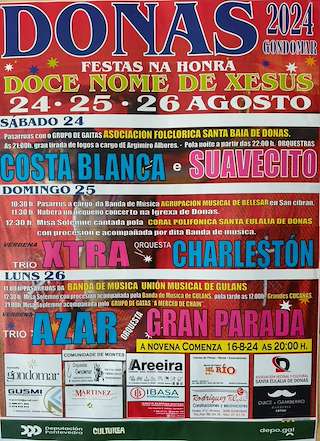 Dulce Nome de Xesús de Donas (2026) en Gondomar
