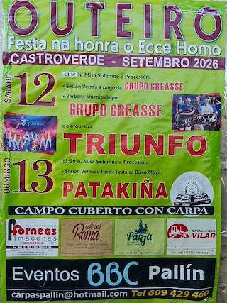Fechas, información, programa, cartel, imágenes, mapa y ubicación de Ecce Homo de Outeiro (2026)  en  Castroverde