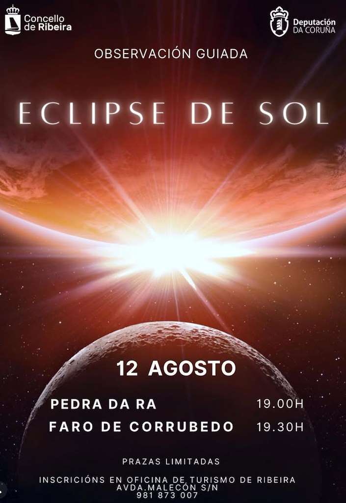 Eclipse de Sol (2026) en Ribeira