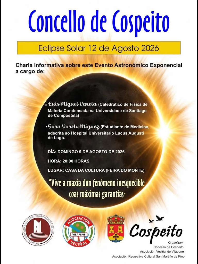 Eclipse Solar (2026) en Cospeito