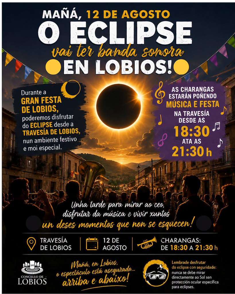 Eclipse Solar (2026) en Lobios