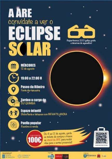 Eclipse Solar (2026) en Rianxo