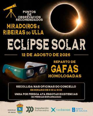 Fechas, información, programa, cartel, imágenes, mapa y ubicación de Eclipse Solar (2026)  en  Valga