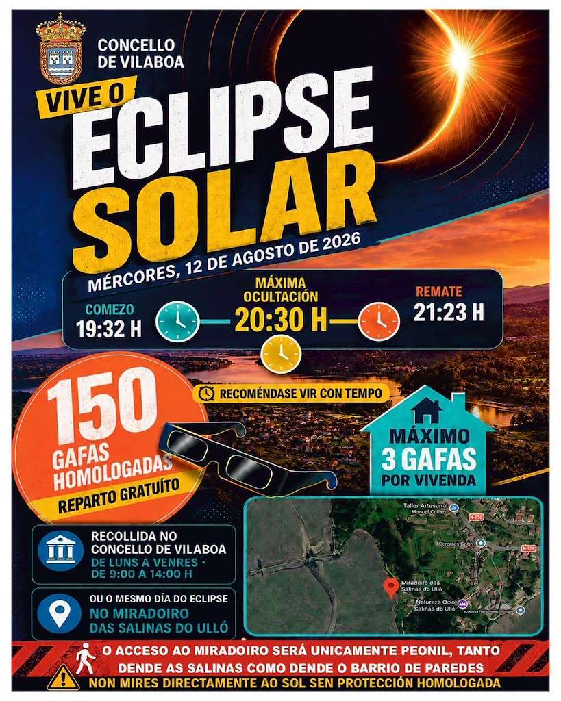 Eclipse Solar (2026) en Vilaboa