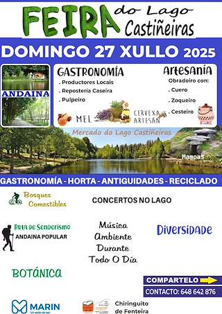 Fechas, información, programa, cartel, imágenes, mapa y ubicación de EcoFeira do Lago Castiñeiras  en  Marín