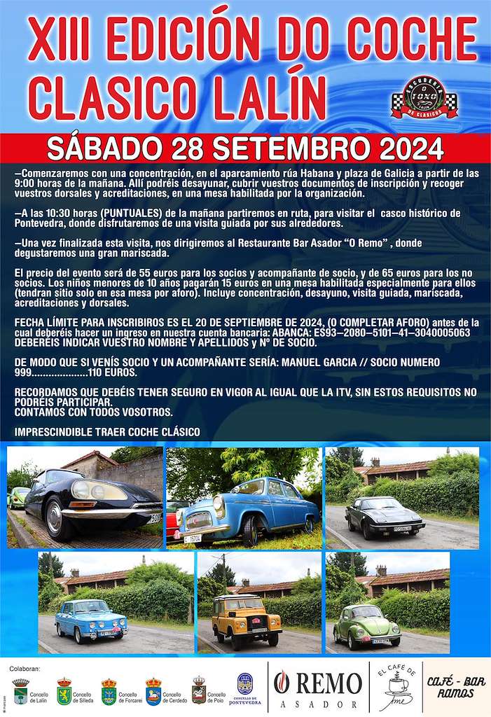 XIII Edición do Coche Clásico en Lalín