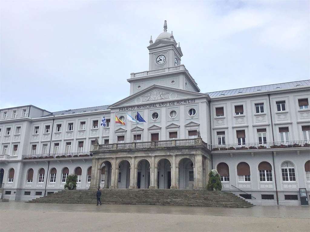Edificio del Ayuntamiento en Ferrol