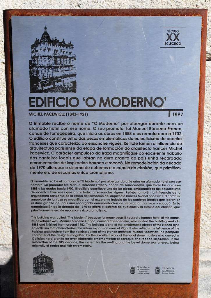 Edificio "O Moderno" en Vigo
