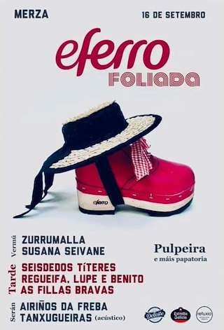 Eferro Foliada de Merza en Vila de Cruces