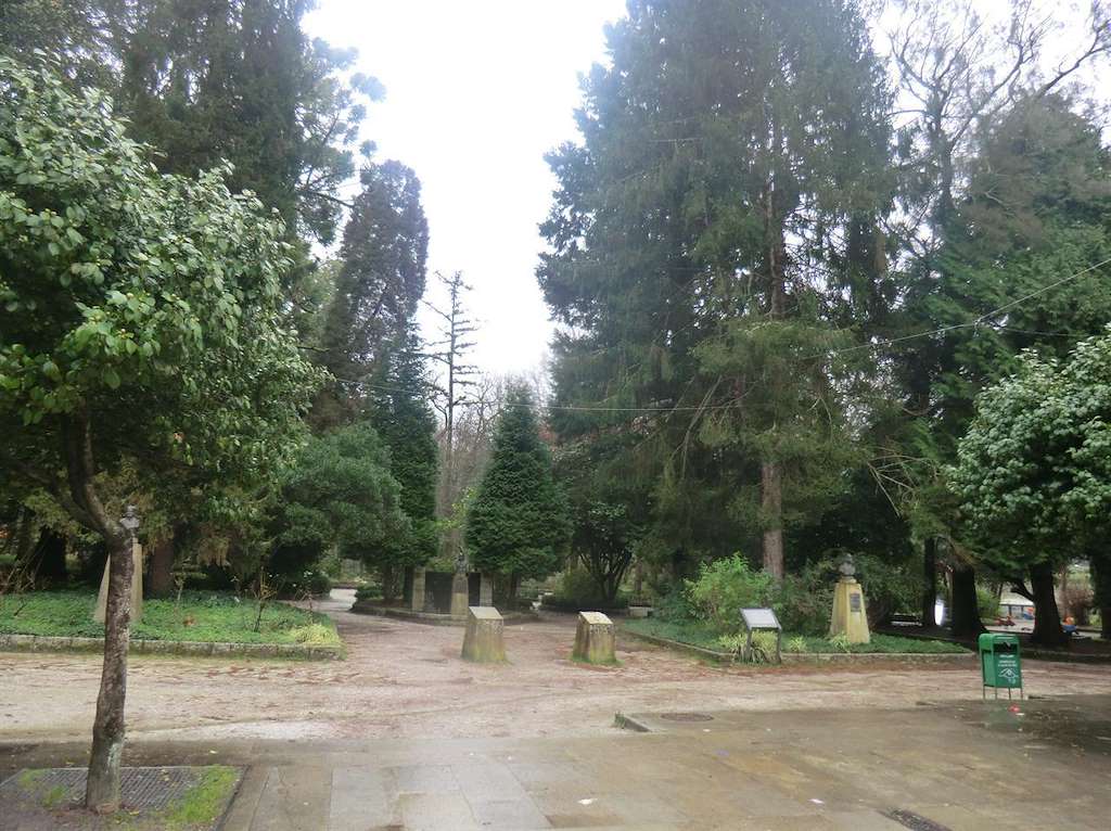 El Jardín y la Carballeira de Caldas en Caldas de Reis