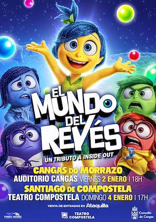 Fechas, información, programa, cartel, imágenes, mapa y ubicación de El Mundo del Revés Tributo a Inside Out  (2026)  en  Santiago de Compostela