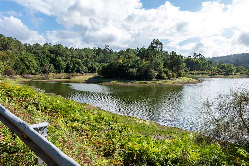 Embalse de A Baxe en Caldas de Reis