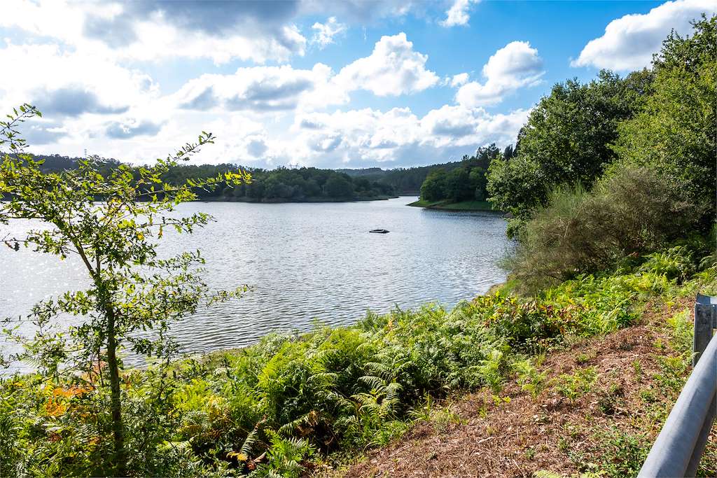 Embalse de A Baxe en Caldas de Reis