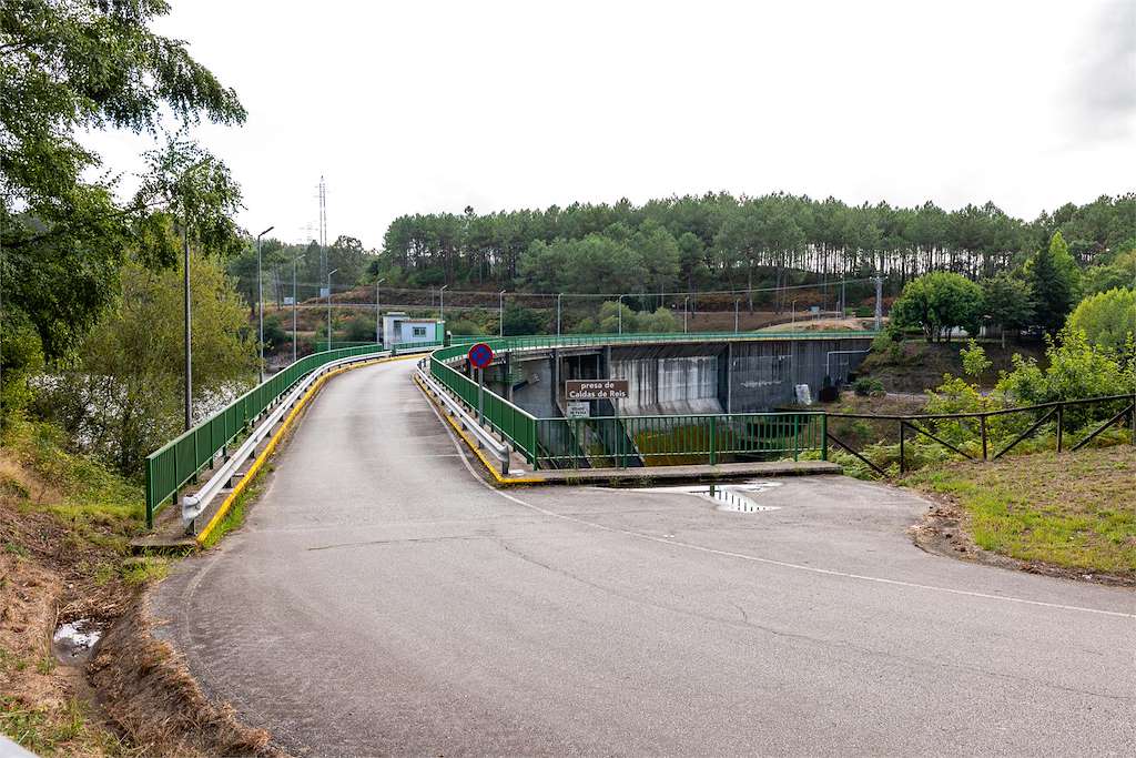 Embalse de A Baxe en Caldas de Reis
