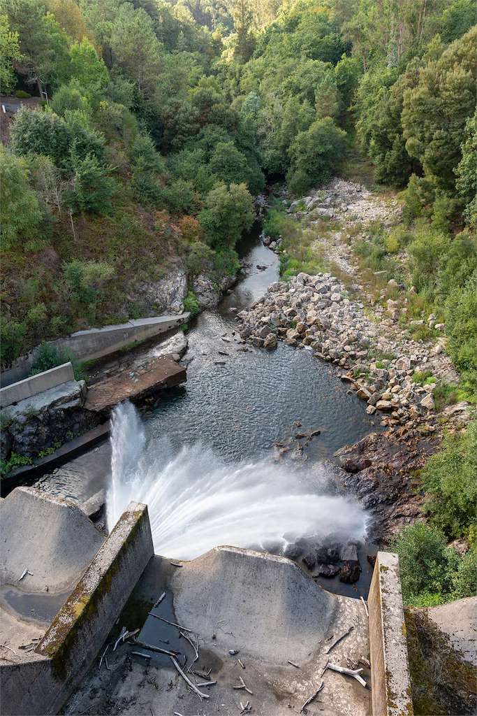 Embalse de A Baxe en Caldas de Reis
