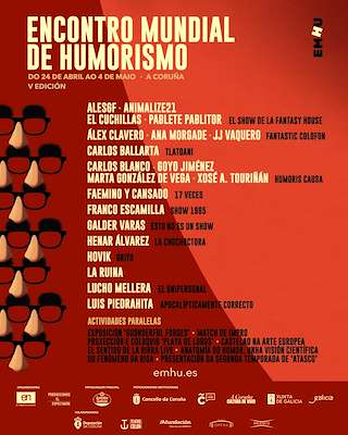 EMHU - Encuentro Mundial de Humorismo (2026) en A Coruña