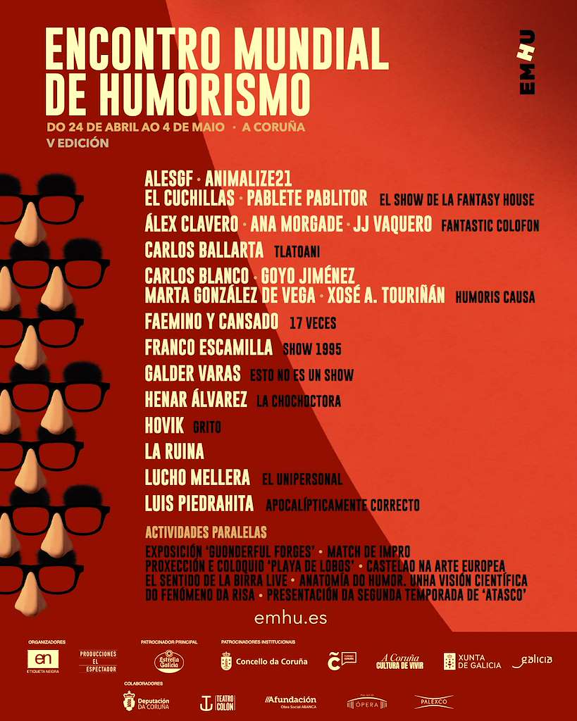 EMHU - Encuentro Mundial de Humorismo (2025) en A Coruña