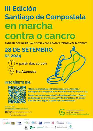 En Marcha Contra o Cancro en Santiago de Compostela