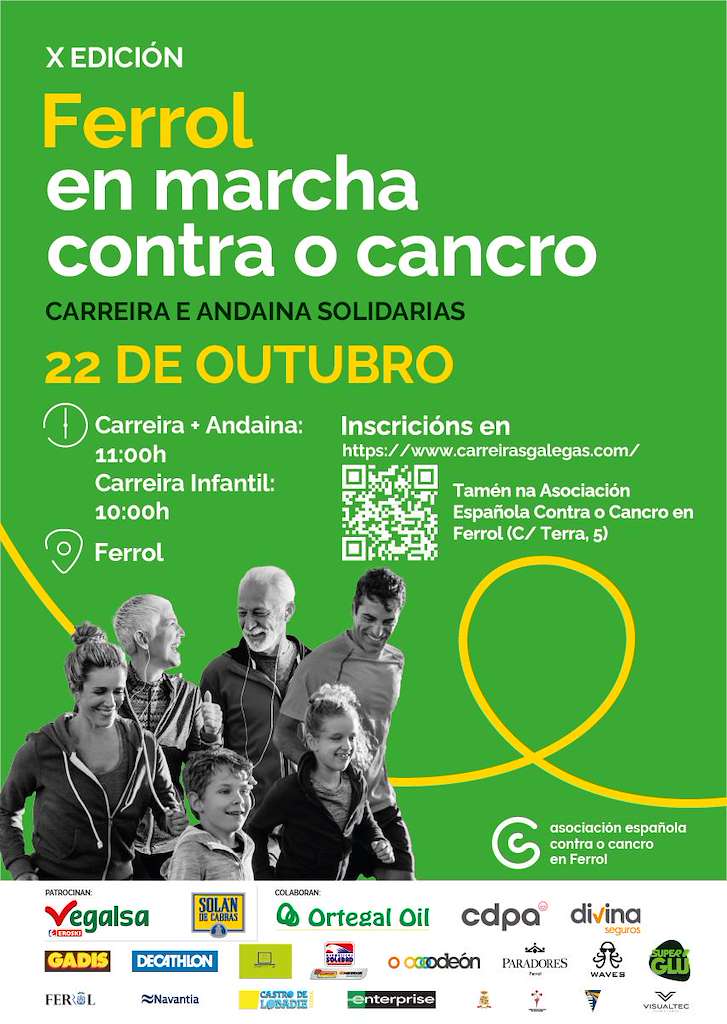 En Marcha Contra o Cáncer (2024) en Ferrol