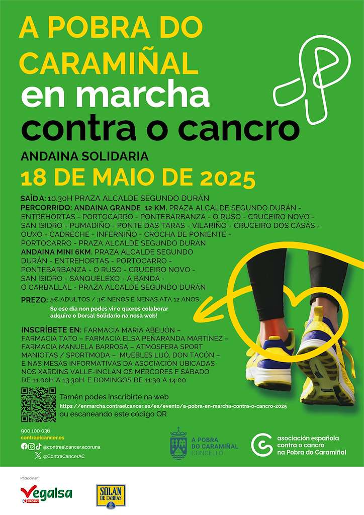 En Marcha Contra o Cancro  en A Pobra do Caramiñal