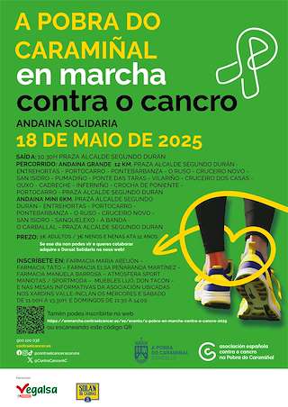 Fechas, información, programa, cartel, imágenes, mapa y ubicación de En Marcha Contra o Cancro   en  A Pobra do Caramiñal