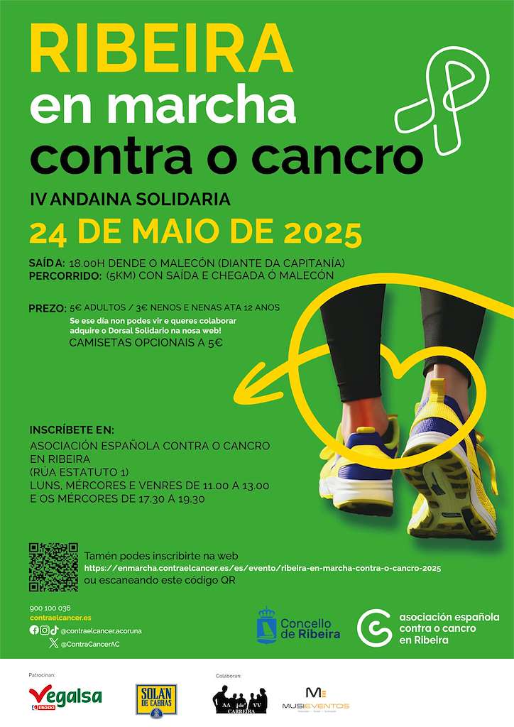 En Marcha Contra o Cancro - IV Andaina Solidaria (2025) en Ribeira