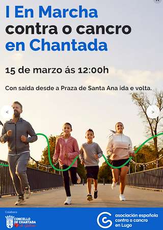 Fechas, información, programa, cartel, imágenes, mapa y ubicación de I En Marcha Contra o Cancro (2026)  en  Chantada