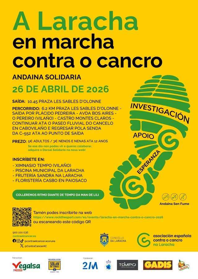 En Marcha Contra o Cancro (2026) en Laracha